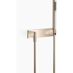 Dornbracht Schlauchbrausegarnitur mit Abdeckplatte, flowReduce, 27818980-470010, Farbe: Champagne
