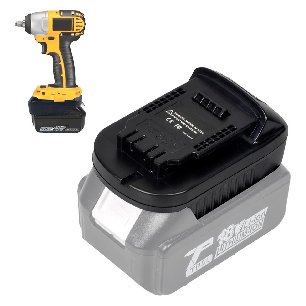 LKD Akku-Adapter - Makita 18V auf DeWalt 18V Lithium-Elektrowerkzeug (18 V) (69479269)