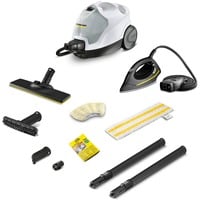 SC 4 EasyFix Iron, Dampfreiniger weiß/schwarz, 2.000 Watt, inkl. Dampfdruck-Bügeleisen