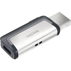 SanDisk Ultra® DualDrive USB-Zusatzspeicher Smartphone/Tablet Silber 64 GB USB-A (USB 3.2 Gen 1), USB-C® SDDDC2-064G-G46