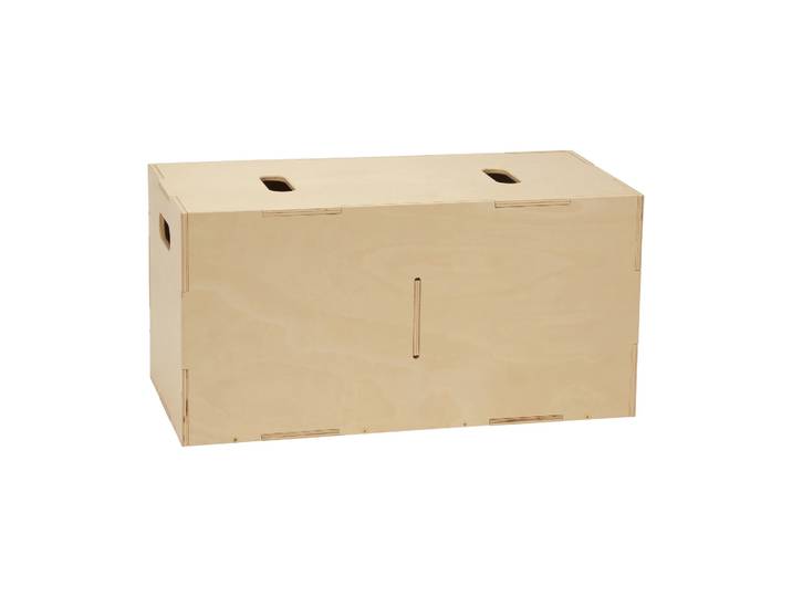 Nofred Boîte de rangement Cube Long Bouleau