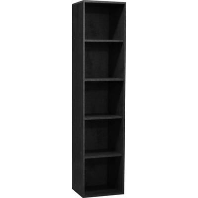 Aktenregal MÄUSBACHER "Big System Office", schwarz (schwarzstahl), B:41cm H:180cm T:36cm, Holzwerkstoff, Regale, Aktenregal, Breite 41 cm