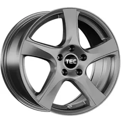 TEC Speedwheels As5 Gun Metal 9x19 ET 40 5/112 Alufelge Grau