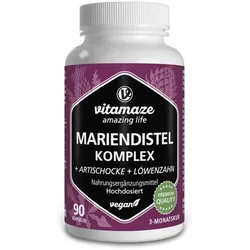 vitamaze MARIENDISTEL KOMPLEX + ARTISCHOCKE + LÖWENZAHN 90 St Kapseln