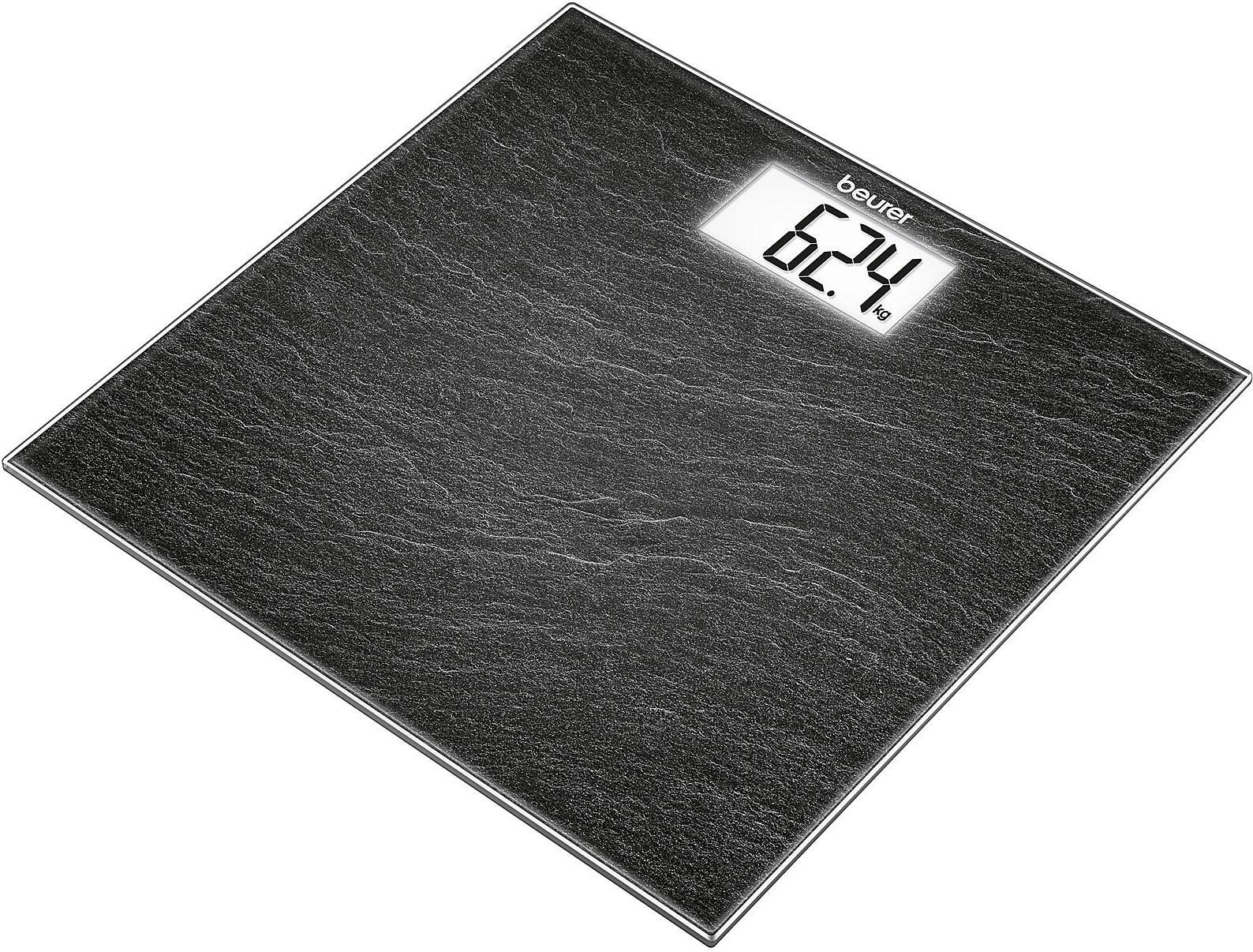 Beurer Personenwaage GS 203 Slate Schwarz voor maximaal 150,0 kg