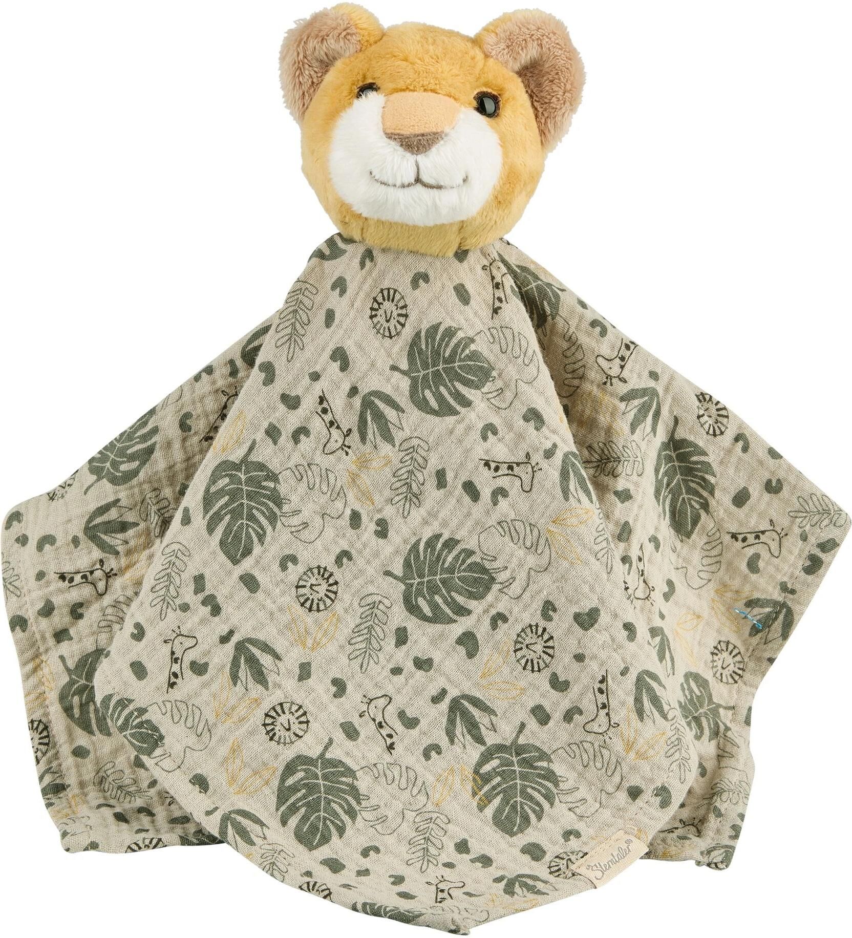 Schmusetuch STERNTALER "Löwe Leo L", Baby, bunt (gelb, grün), Baumwolle, Polyester, Schnuffeltücher Schmusetuch gelb, grün Einheitsgröße