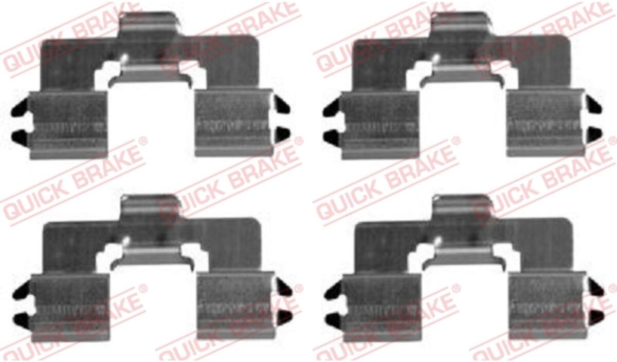 Zubehörsatz, Scheibenbremsbelag QUICK BRAKE 109-1666