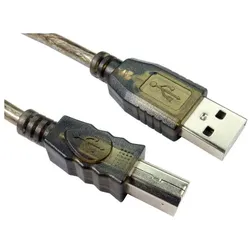 RS PRO USB-Kabel, USB A / USB B, 15m USB 2.0 Schwa (15 m, USB 2.0), USB Kabel