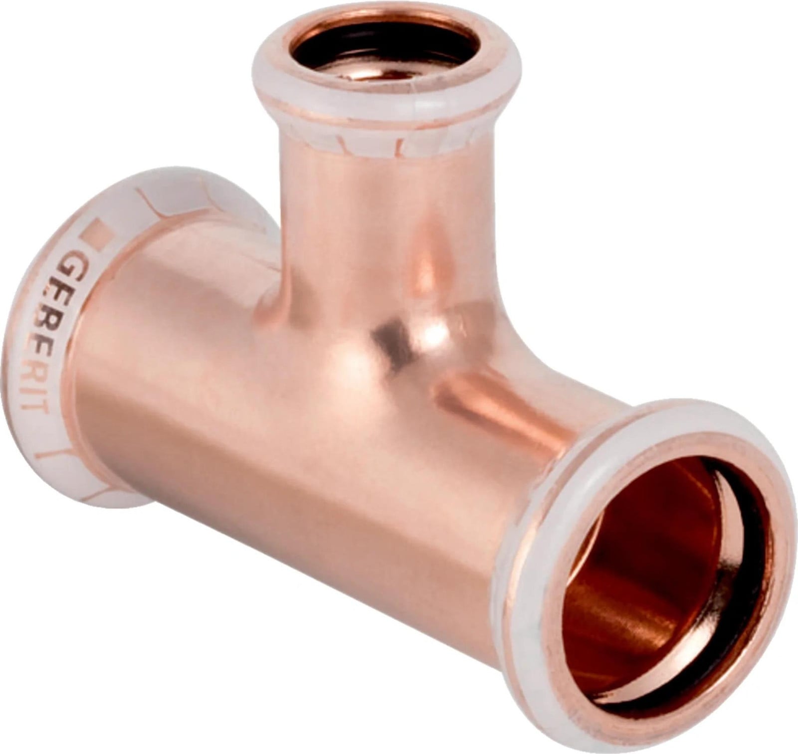 Geberit GE Mapress koperen T-stuk, d18 naar 15 en 18 mm, 1 stuk