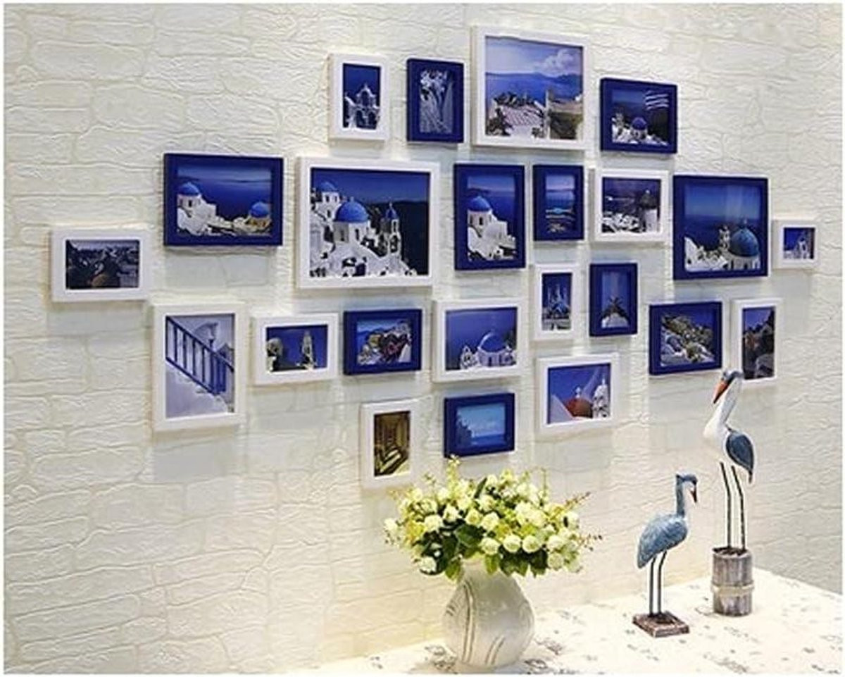 Set van 11 Massief Houten Fotolijsten voor Collage Muurdecoratie