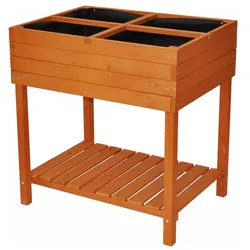 Dazikemo Gemüse Hochbeet / Kräuterbeet braun