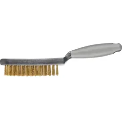 PFERD TOOLS Handbürste mit Kunststoffkörper und ergonomischem Griff HBUP Messing-Draht - 43674508