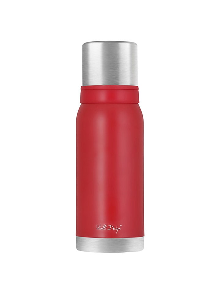Vialli Design Thermoflasche in Rot - 1 l - onesize