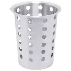 Contacto Besteckköcher gelocht, Edelstahl 18/10, 10,3 x 11,5 x 13,5 cm, grau