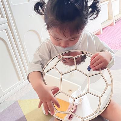 Fusion Finds Football Wall Mirror Shatterproof Acrylic Sports Room Decor For Boys Bedroom Living Room Football Wall Mirror Shatterproof Acrylic Sports Room Decor For Boys Bedroom Living Room