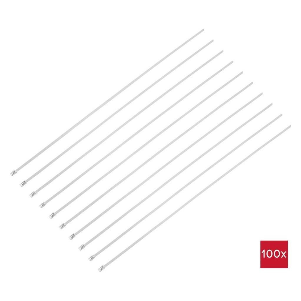 Tru Components TC-12656556 Stahlkabelbinder 520 mm 4.6 mm AISI 316 100 St. (Metallkabelbinder, 520 mm, 100 Stk.) (TC-12656556)
