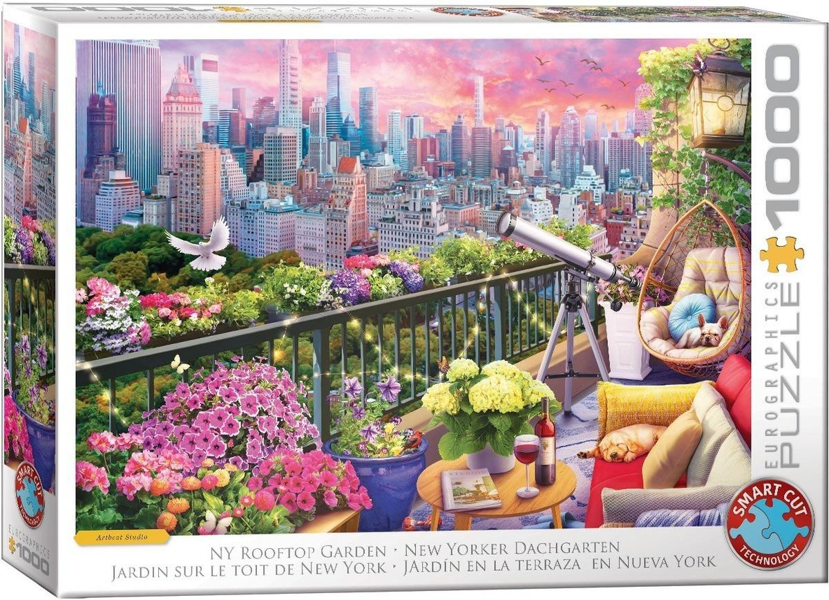 Eurographics Puzzel New York Rooftop Garden 1000 stukjes