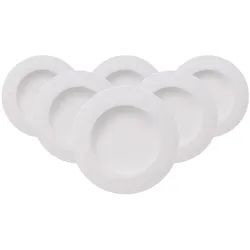 SUPPENTELLER White Pearl weiß ø 24,8 cm 6er Set