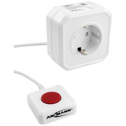 Ansmann 1260-0002 Energiesparsteckdose Weiß Schutzkontakt 1 St.