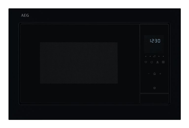 AEG TS5GM251EB Einbau-Mikrowelle 900 W Größe: mittel 8 Stufen Dampfgaren Grill (Schwarz) 947 607 523
