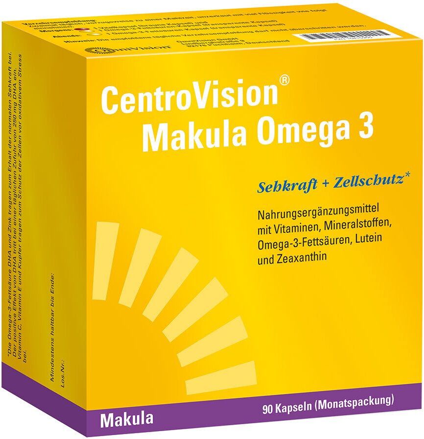 Centrovision Makula Omega-3 Kapseln 90 St