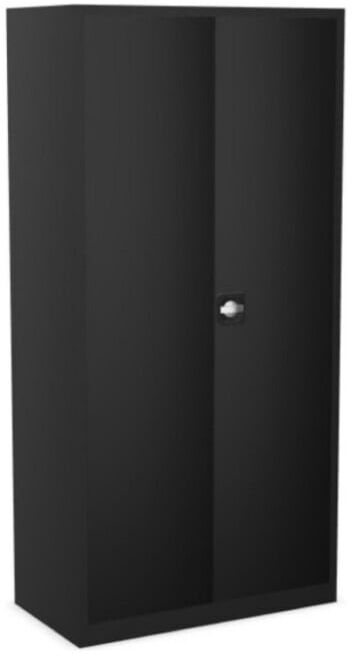 STIER Armoire universelle 18000 x 800 x 380 mm noir profond soudée avec 4 étagères (907636)