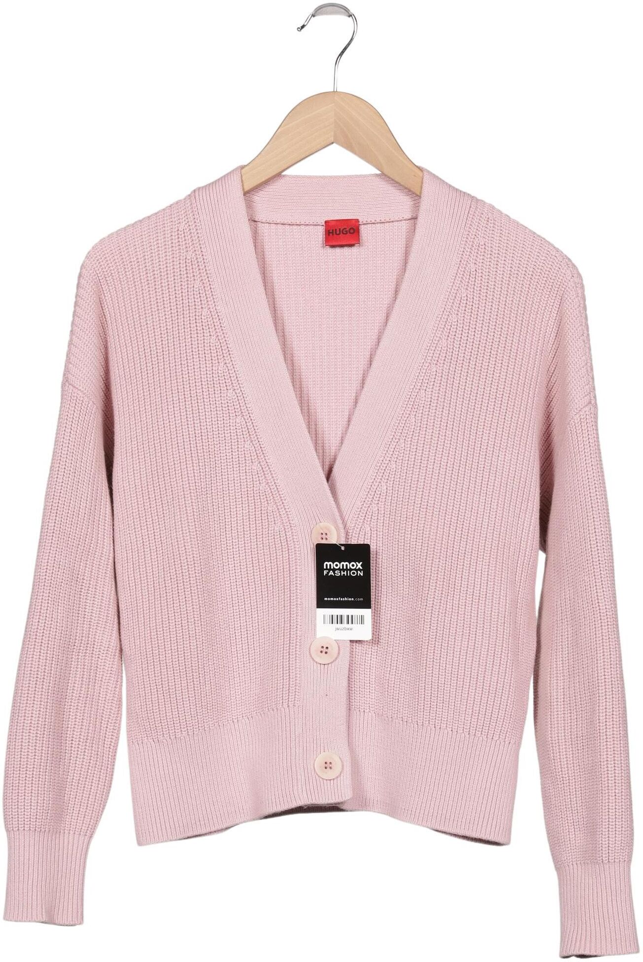 Hugo by Hugo Boss Damen Strickjacke, Pink, Gr. M, Baumwolle - Second Hand
