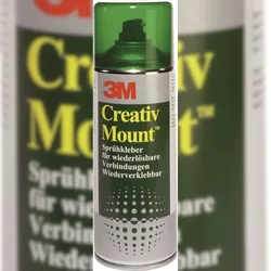 3M 052020 Sprühkleber Creativ Mount™ - wieder ablösbar, transparenter, 400 ml
