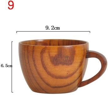 Inspired Living Rustic Spruce Wood Big Belly Mug Handmade Wooden Beer Mug & Natural Coffee Cup 9