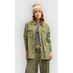 Roxy Let It Go Cord Hemd oil green Gr. L