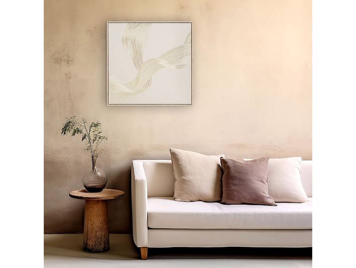 Bild Golden Swirl Typ A Mischgewebe Beige 60 x 60 x 3cm