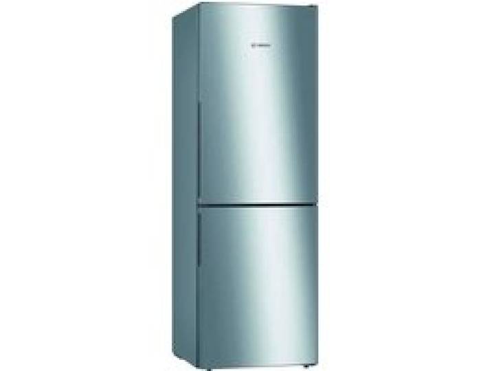 BOSCH KGV33VLEAS - Réfrigérateur congélateur bas - 288L (194+94) - Froid brassé - L 60cm x H 176cm - Inox