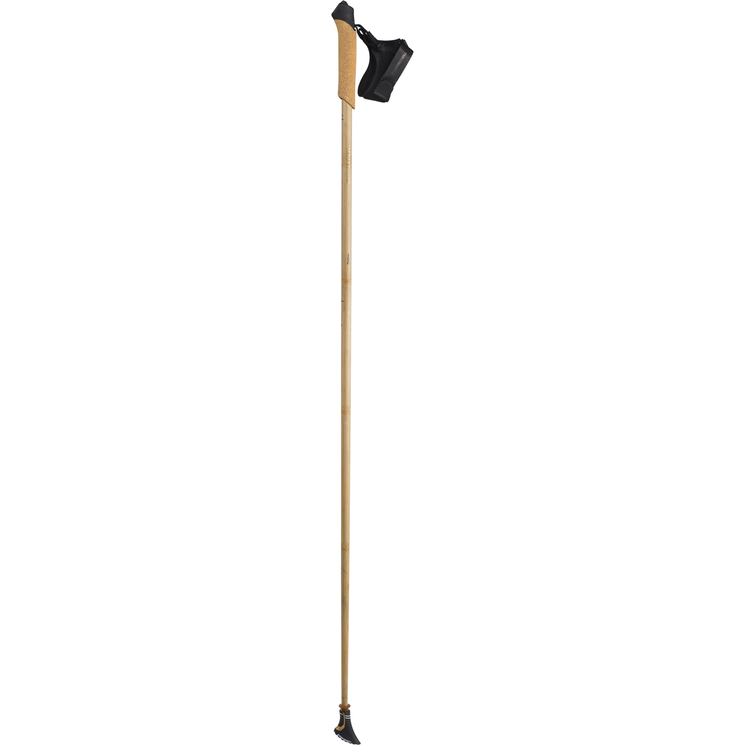 Komperdell Bayamo Carbon Bamboo Trekkingstöcke Wanderstöcke & Trekkingstöcke braun Größe 125CM Nordic Walking