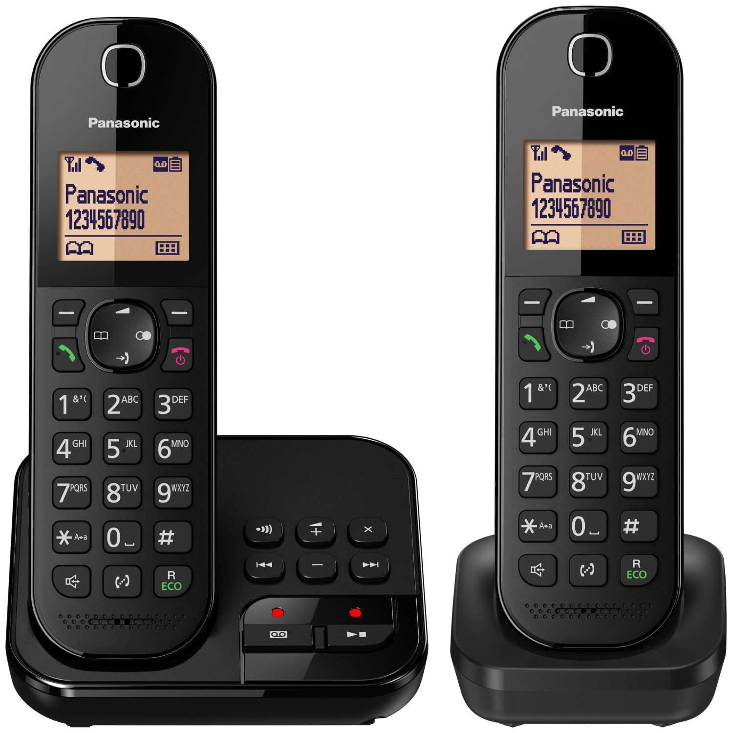Panasonic KX-TGC422 DECT-Telefon (Schwarz) KX-TGC422GB