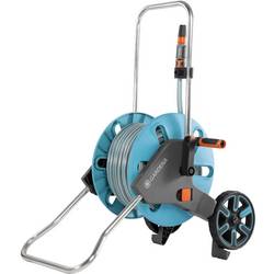 GARDENA 18513-20 Schlauchwagen CleverRoll M Set Schlauchwagen 13 mm 20 m 1/2 Zoll 1 St. Grau, Türkis, Orange