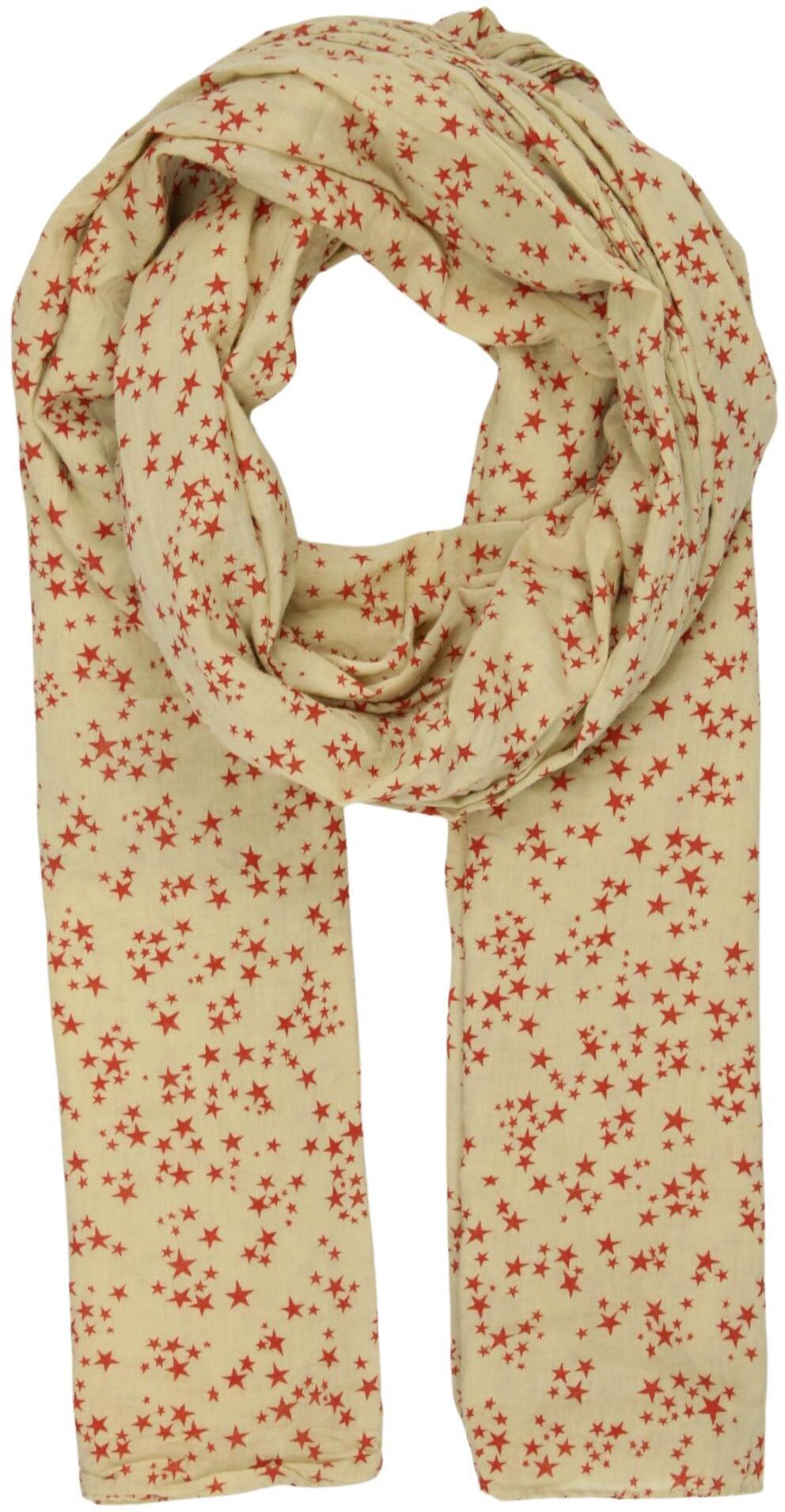 Becksondergaard Damen Schal oder Tuch, Beige, Baumwolle - Second Hand