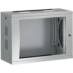 Rittal FlatBox (9 HE, 19 Zoll Rack), Serverschrank, Grau