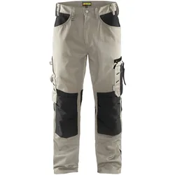 Blakläder® Handwerker Arbeitshose ohne Nageltaschen 1556 1860 in div. Farben - steingrau/schwarz - 62