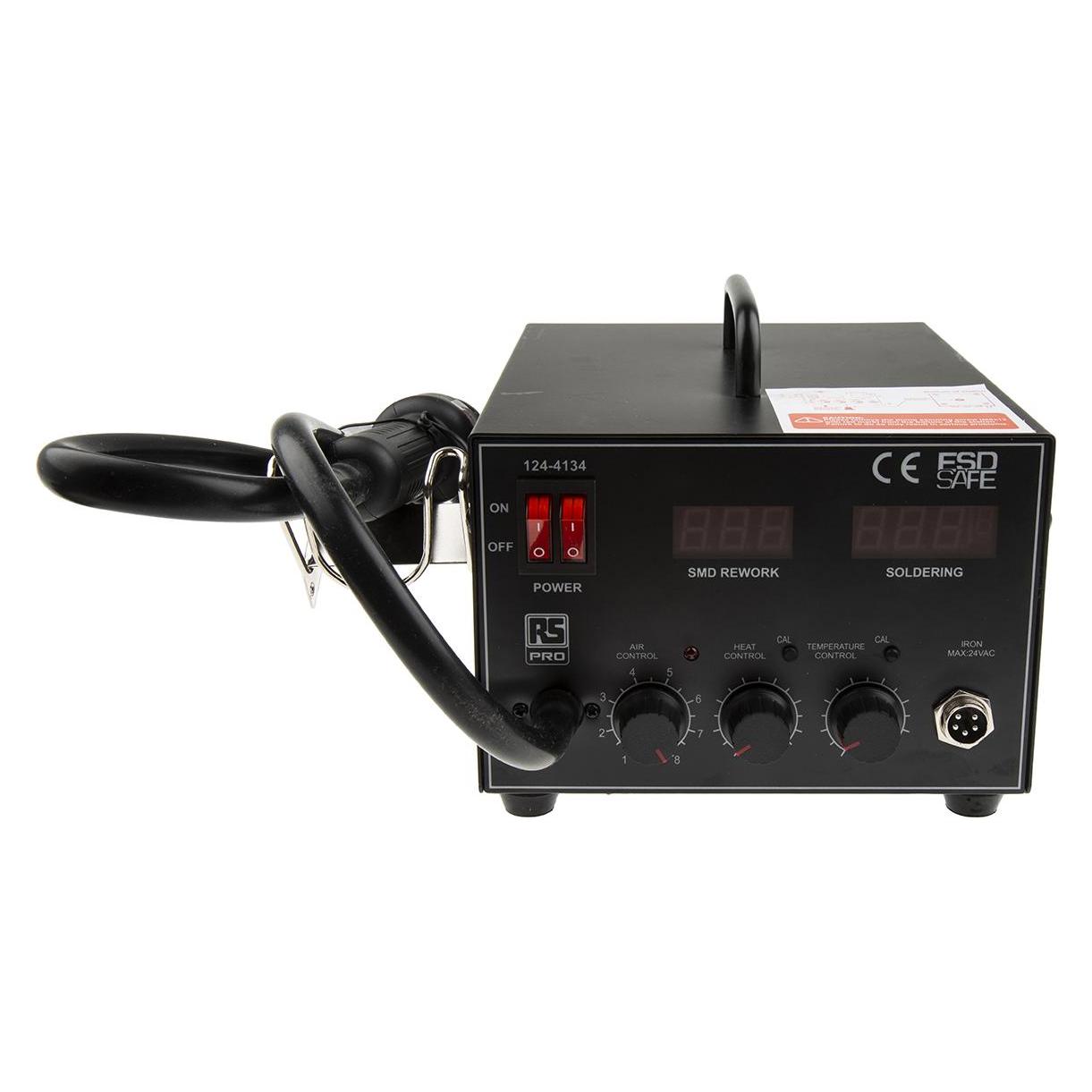 RS PRO 60W 2 in 1 Hot Air Rework Station,UK+EU (Lötstation) (1244134)