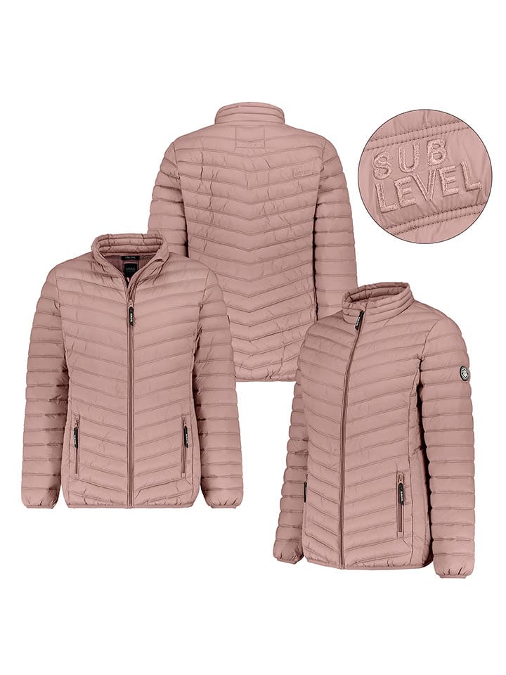 Sublevel Steppjacke in Altrosa - S