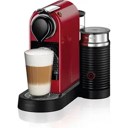 Krups Nespresso Citiz & milk, Kapselmaschine, Rot