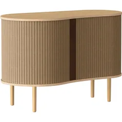 Audacious Schrank 100 cm braun auf Eichenbeinen