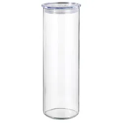 BOHEMIA Cristal Vorratsdose Simax 1800 ml Kristall, Kristalloptik Transparent Klar XL (Extra Large)