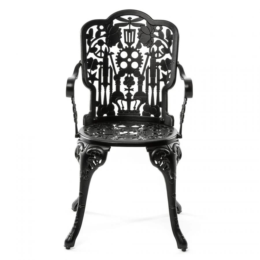 Seletti Industry armstoel zwart