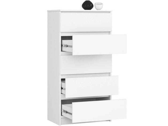 Raumhirsch Furniture Kommode mit 5 Schubladen 60 cm Schrank Sideboard Anrichte, Highboard / Kommode 60 cm, Sideboard Organizer für jeden Raum