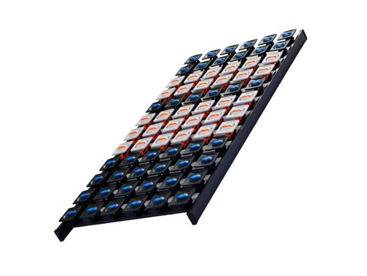 DaMi Tellerrost Dream 90 x 200 cm I für den perfekten Schlaf, 5 Zonen Lattenrost mit 84 Tellermodulen & Individueller Härteverstellung, Matratze Bett Bettrahmen Bettgestell Bettrost Schlafsystem