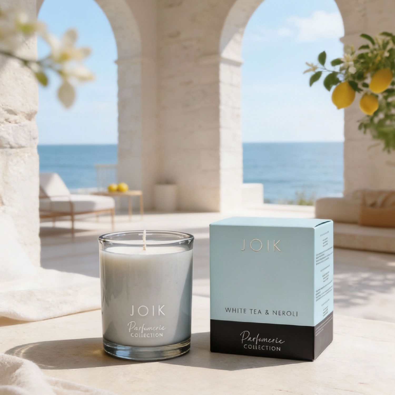 JOIK Parfumerie Collection Scented Candle White Tea & Neroli 220g