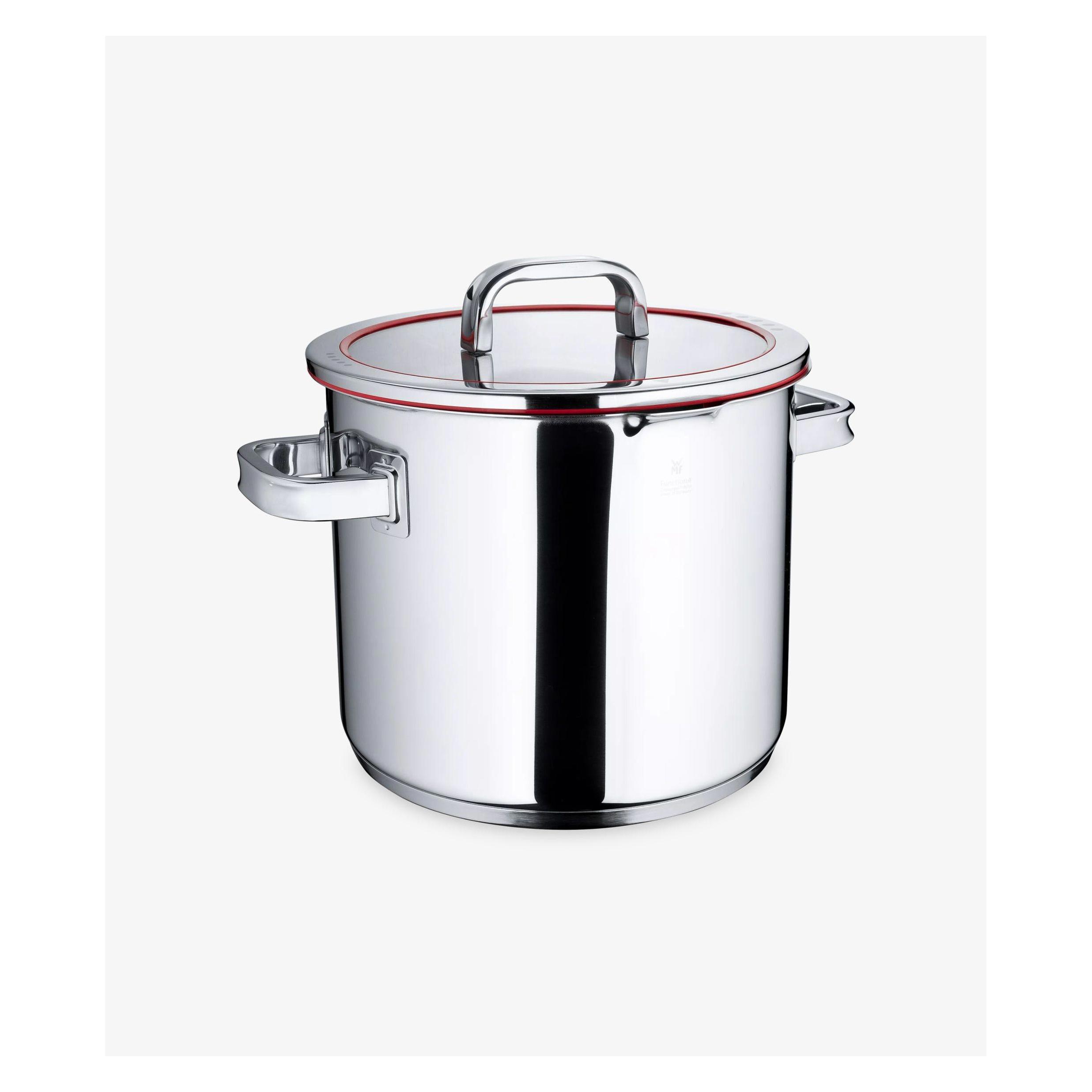 WMF Kochtopf Gemüse- Suppentopf Induktion gross 20cm 5,3l Funtion4 Edelstahl 18/10 (Kochtopf, Edelstahl, 20 x 17.50 cm) (07 6220 6380)