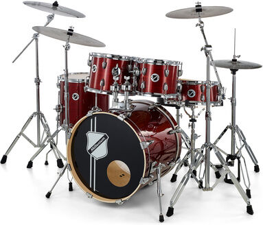 Millenium Hybrid Practice Drum Set RL Red Lining