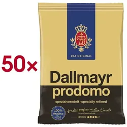 Dallmayr 50er-Pack Kaffee »prodomo« gemahlen je 70 g braun